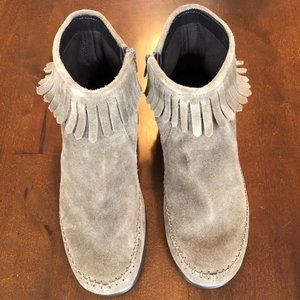 Aerosoles fringed ankle boot